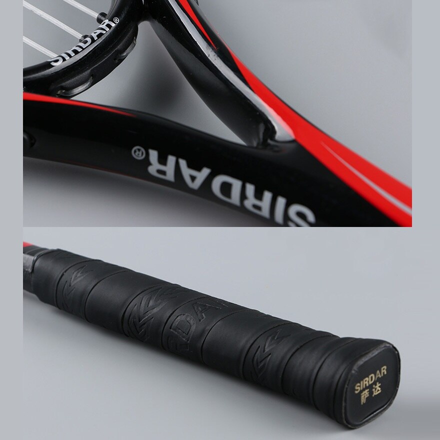 Squash Racket Full Carbon Fiber Ultra-light Starter Suit Training Full Set Of Accessories Men Women With Bag -41