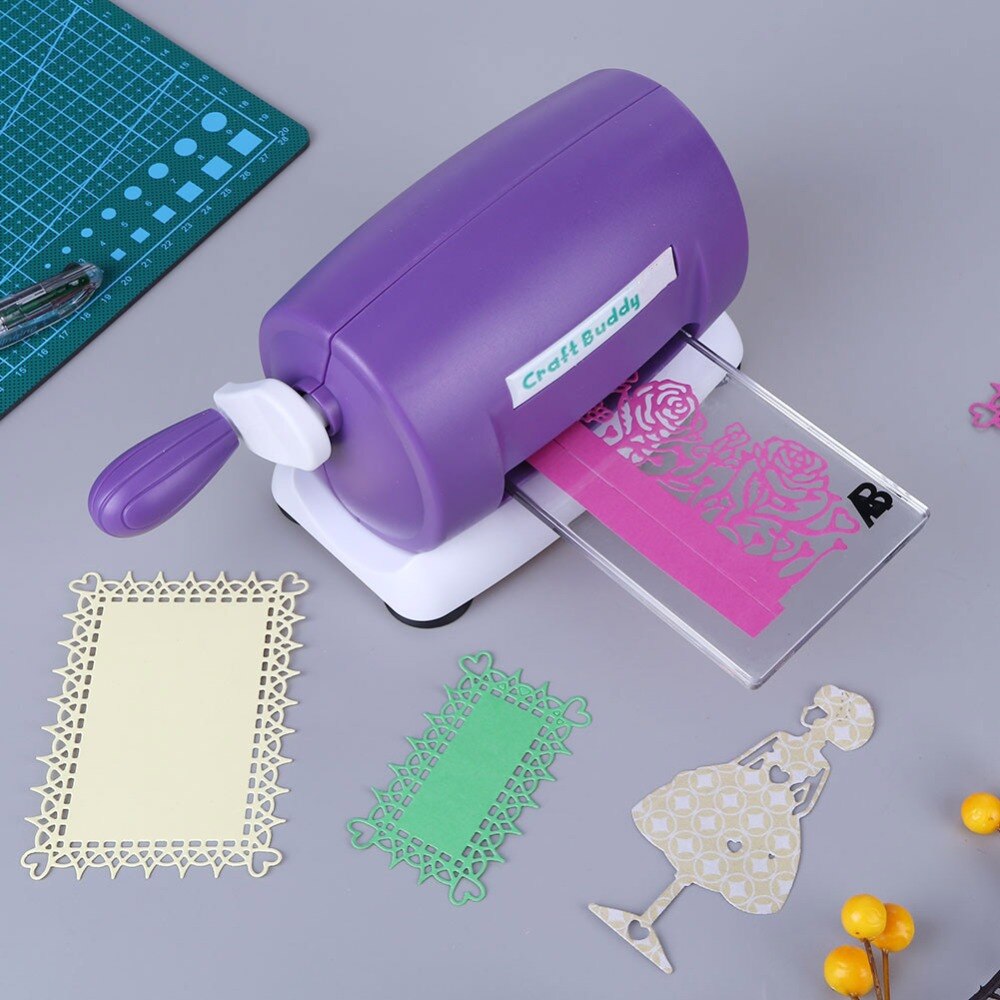 Die leikkaus kohokuviointi kone scrapbooking leikkuri pala stanssattu paperi leikkuri stanssaus kone home diy kohokuviointi kuolee työkalu