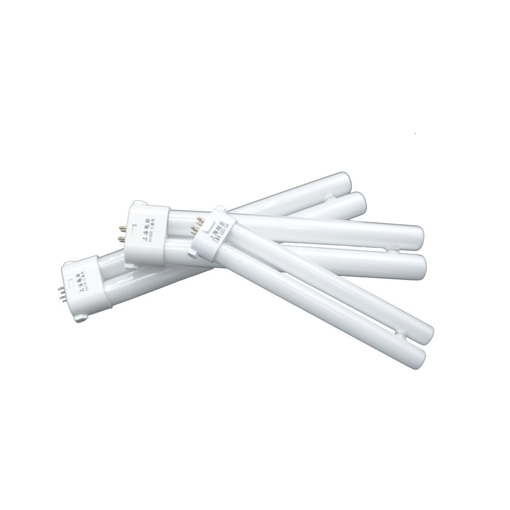 220V Party Four Needles Desk Lamp Tubes 13W 18W 27W Square Four-pin Desk Lamp Bulb Eye-protection Fluorescent Light Tube