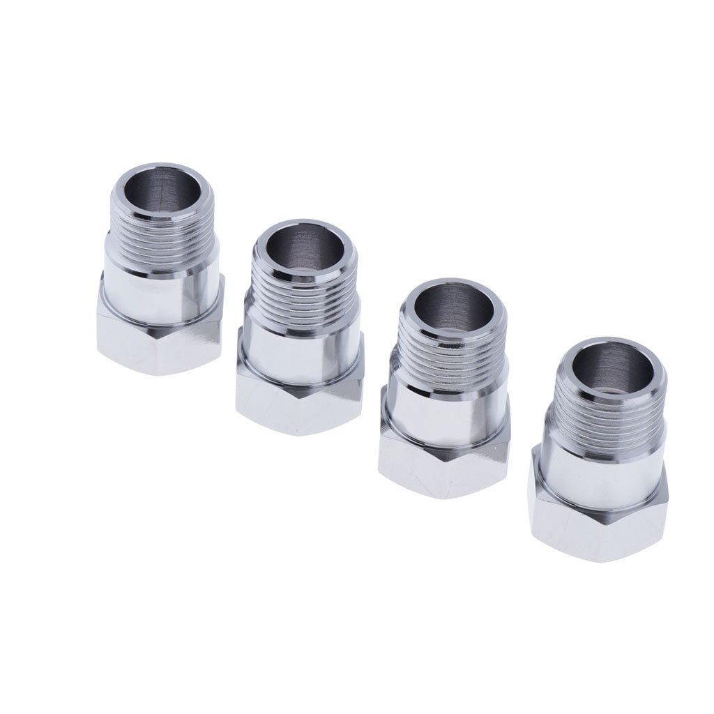O2 Oxygen Sensor Extender Extension Spacer M18 x1.5 Bung HHO Adapters 4pcs