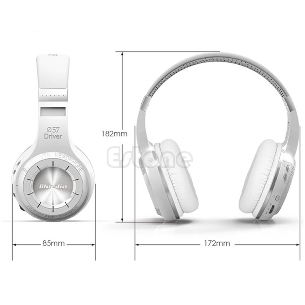 Bluedio Hurricane HT Bluetooth 4.1 Draadloze Stereo Hoofdtelefoon Headset