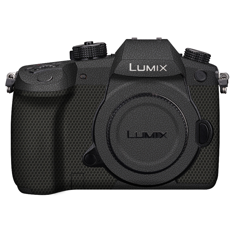 LUMIX GH5 Camera Skin Vinyl Decal Skin Wrap Cover for Panasonic LUMIX GH 5 Camera Sticker Protective Film: Leather Black