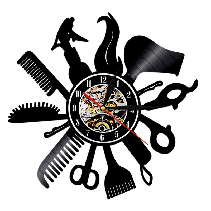 Wandklok met tandwielen zakhorloge klok model 1803676023