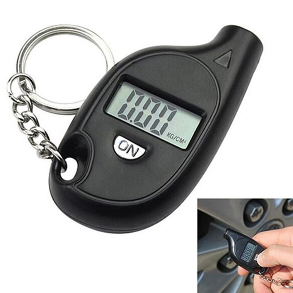 Bärbar digital bilhjul däcktrycksmätare test bil motorcykel däcktrycksmätare lcd display tester 5-100 psi