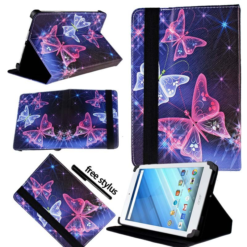 KK&LL para Acer Iconia One 8 pulgadas B1-810 B1-811 B1-850 B1-860 de cuero para Tablet inteligente
