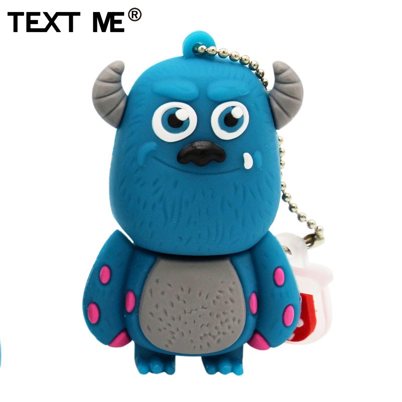 TEXT ME cute cartoon 3 colour Monster University usb flash drive usb 2.0 4GB 8GB 16GB 32GB 64GB pendrive best