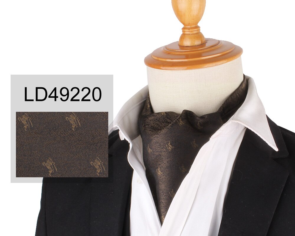 Cravate Paisley en Polyester pour homme, motif Floral, en cachemire, pour mariage, en Polyester, Jacquard, de luxe: LD49220