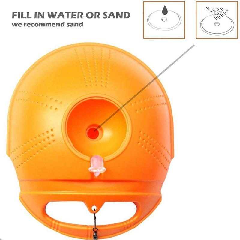 Single tennis training device base + rubber band ball convenient self-timer server practice set U1U5