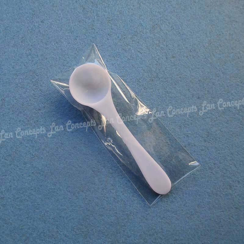 Cuchara medidora de plástico para leche en polvo, envase individual de 2,5g/5ML, 2,5 gramos-200 unidades/lote,