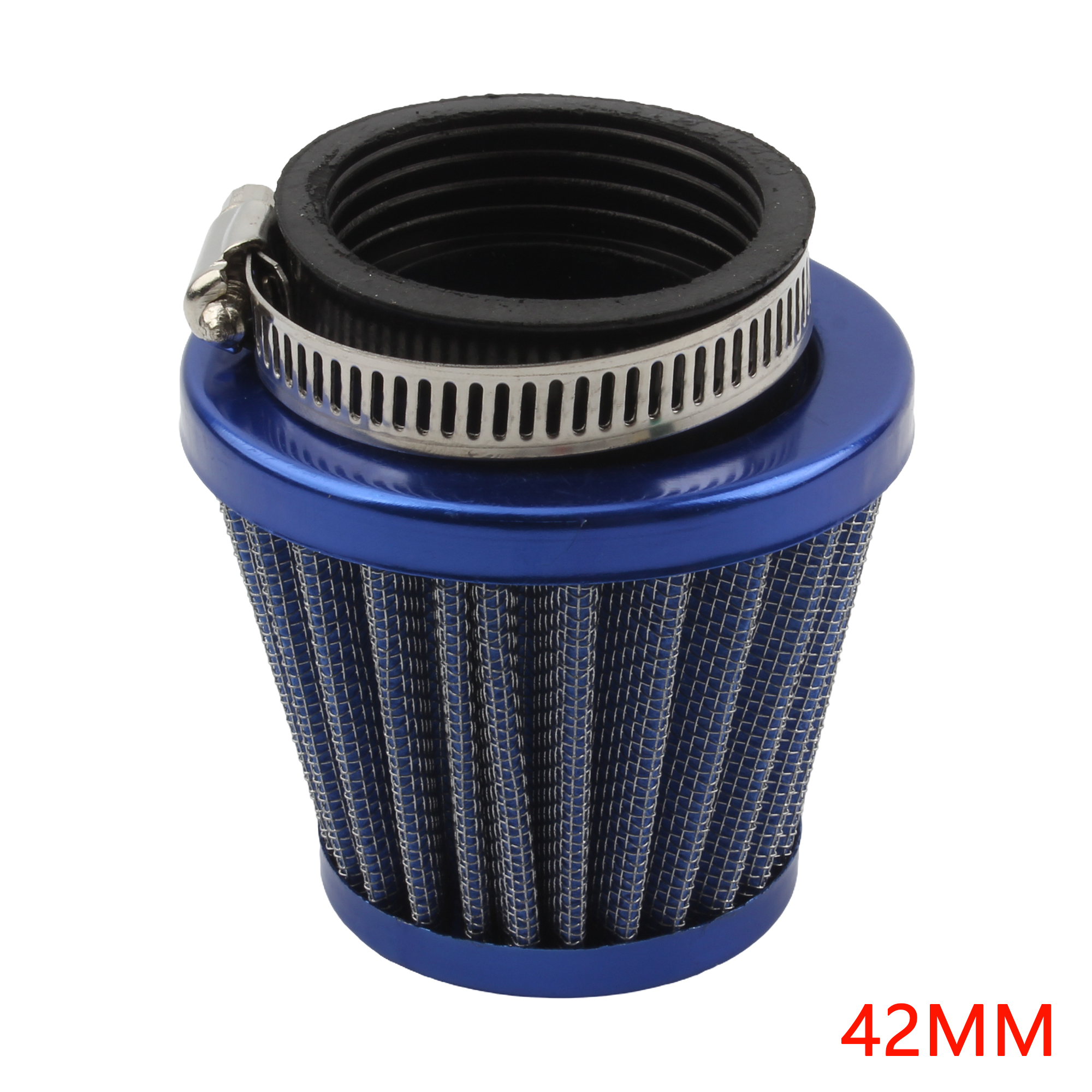 Motorcycle 42mm 44mm Air Filter Mushroom Head Filters Universal Carburetor Air Intake Filter Cleaner Motocross ATV Dirt Bike: Dark Grey