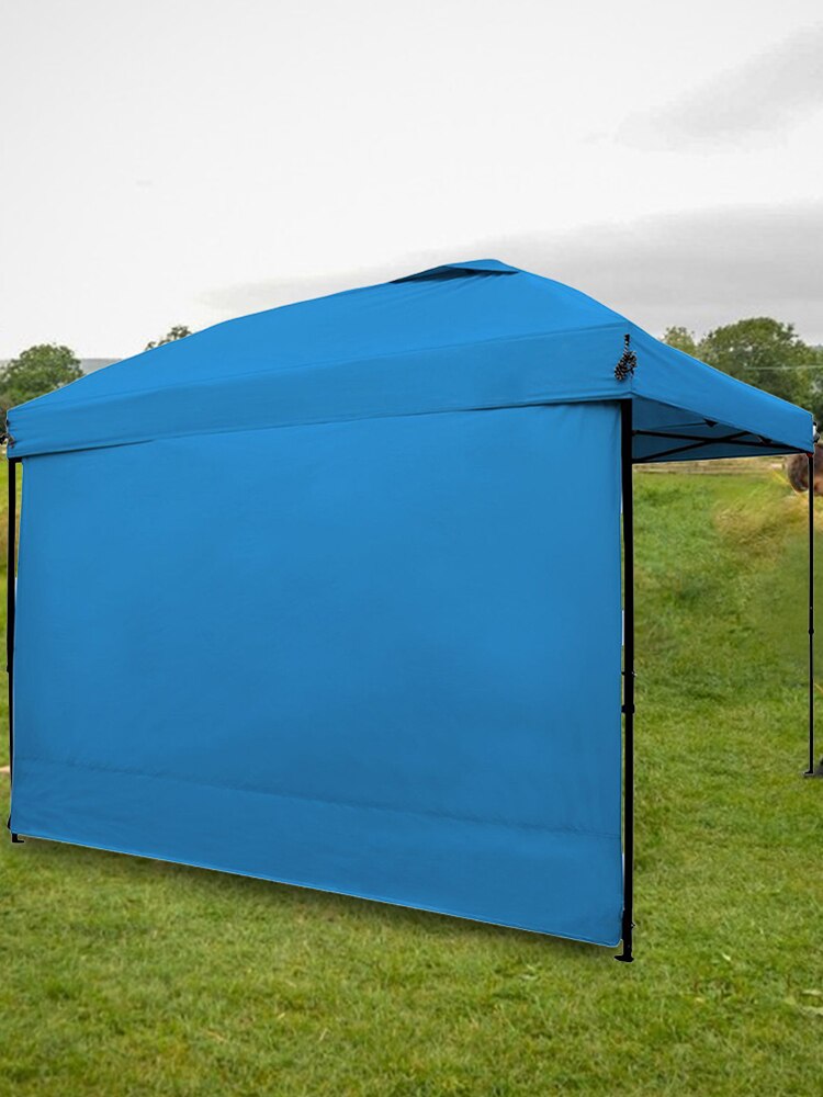 Outdoor Instant Canopy SunWall Folding Straight Leg Pop Up Canopy Sidewall L Beach Garden Sun Shelter Without Tent Rack Refined