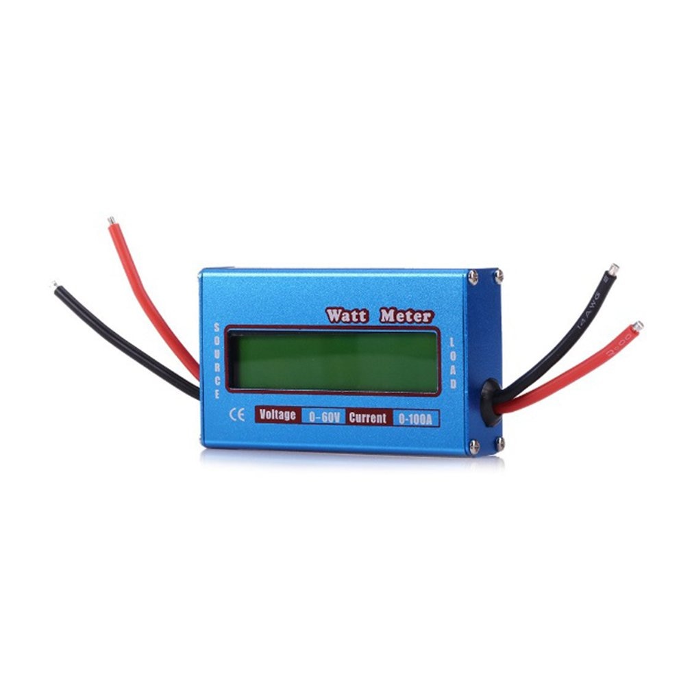 Mini Draagbare Watt Meter Digitale Lcd Voor Dc 60 V/100A Balance Spanning Rc Batterij Power Watt Power Analyzer