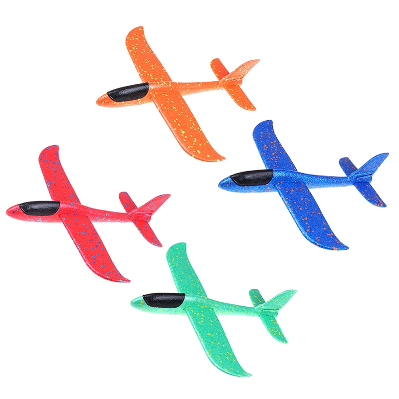 37CM EPP Foam lancio a mano aeroplano lancio all'aperto aliante aereo giocattolo regalo per bambini 4 colori