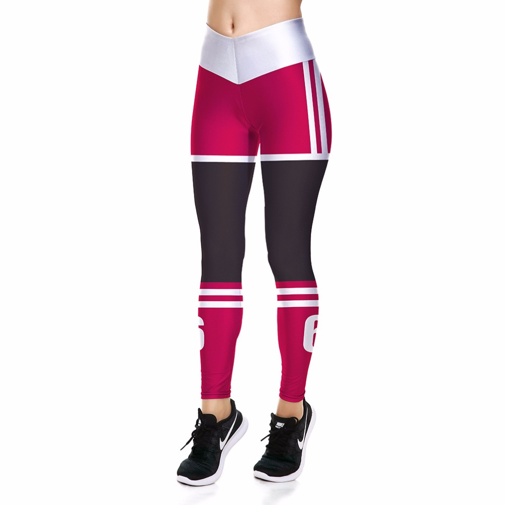 Vrouwen Fitness Leggings Vrouwen Zomer Broek Rood Zwart Streep Broek Casual Lange Broek Plus Size