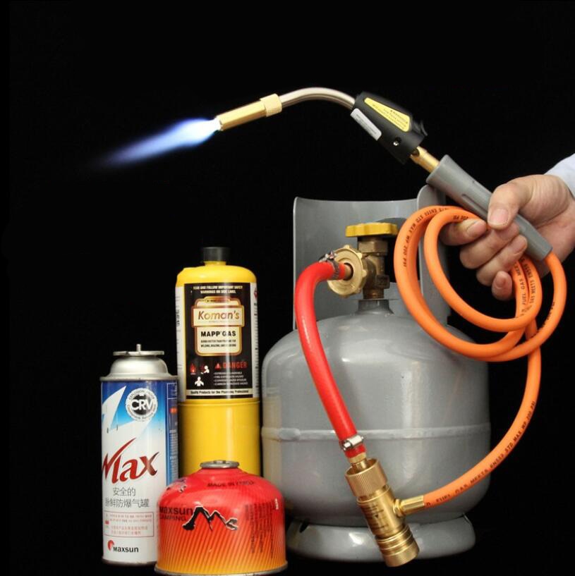 Mapp gas selvantændelse vvs turbo brænder med slangelodning propansvejsning til aircondition køleskab reparationsværktøj