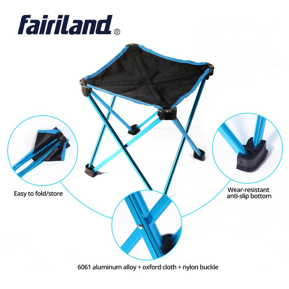Fiskeredskaber stol rejse ultralet foldestol superhard høj belastning udendørs campingstol bærbar strandvandring picnic sæde