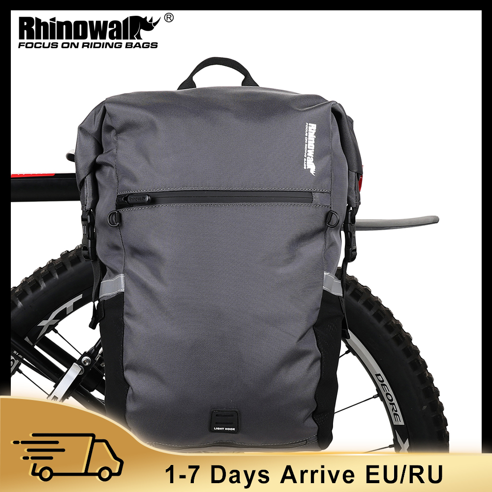 Rhinowalk 24L Multifunctionele Bike Fietstas Waterdicht Fiets Rear Seat Bag Rugzak Motor Tas Bagage Tas Cyclimg Tas
