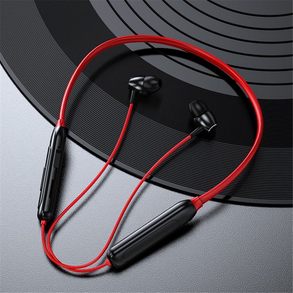Magnetic Attraction Bluetooth Stereo Bass Earphone Handsfree Car Kit Support TF card Playing Wireless Music Receiver with MIC