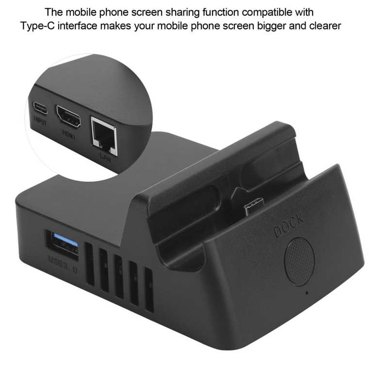 Console Charging Station Charging Dock Easy To Carry Clearer Switch Console for Switch