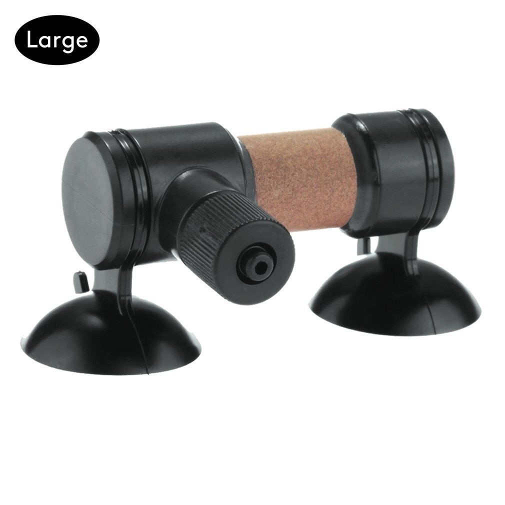 Aquarium Plastic Diffuser Carbon Dioxide Sprayer Aquarium Fish Breeding Sprayer Equipment With Dual Suction Cup: L