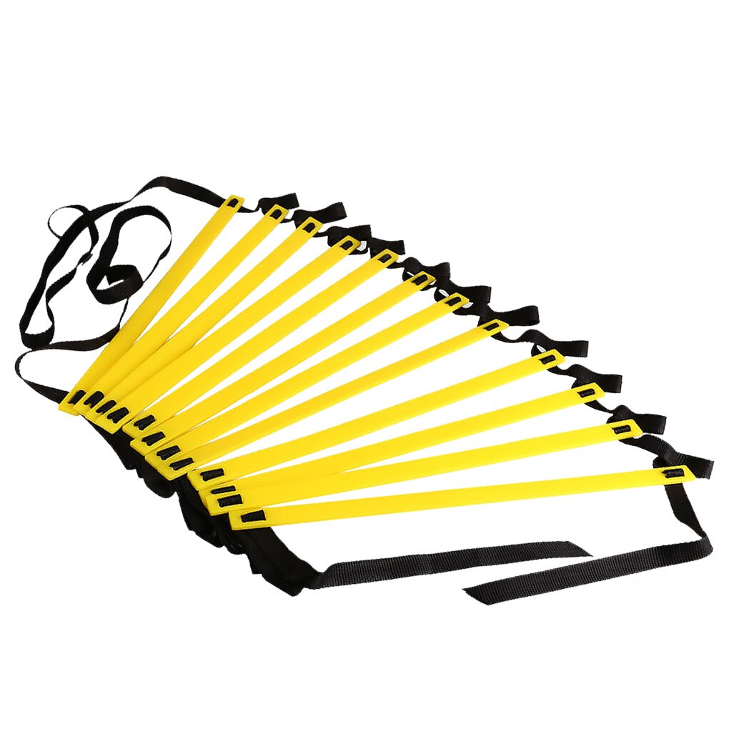 Speed Agility Training Ladder Adjustable Nylon Straps Stairs Outdoor Fitness Football Boxing Agile Pace Training Agile Staircase