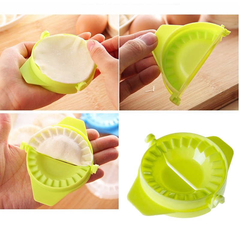 Gør-det-selv dumplings værktøj hvede halm jiaozi pierogi form dumpling form clips bageforme wienerbrød køkkentilbehør