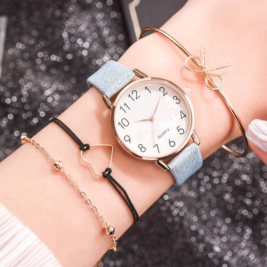 Luxury Style Women Watches Bracelet set Starry Sky Ladies Bracelet Watch Casual Leather Quartz watch Wristwatch Clock Relogio XQ