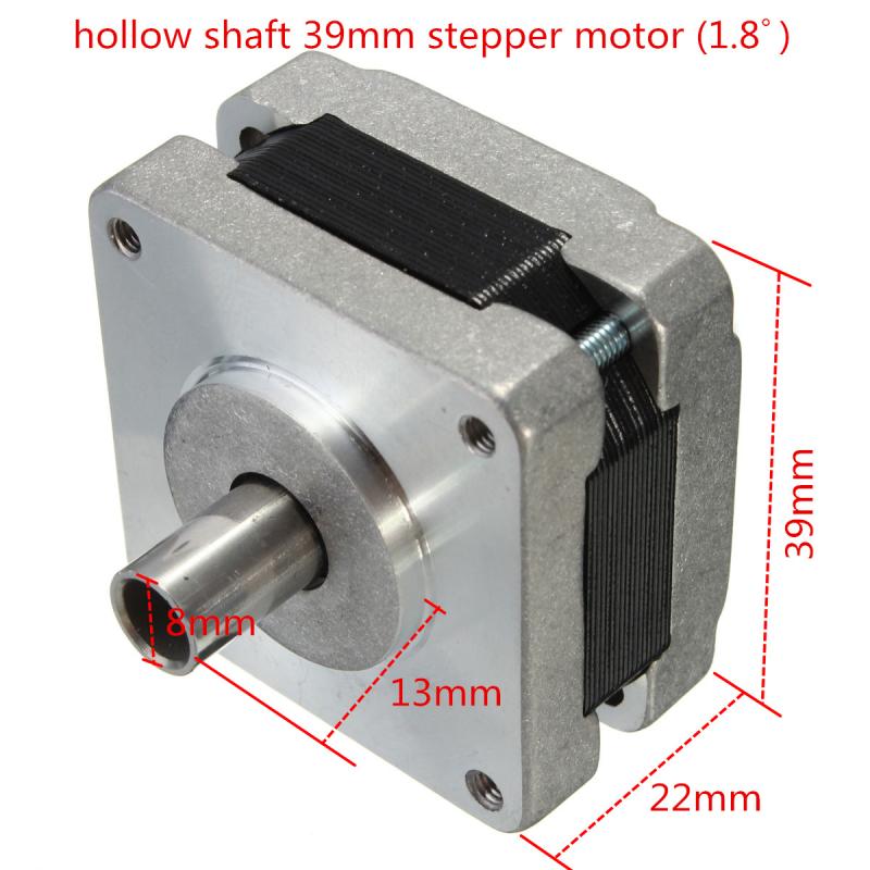 39MM Hohlwelle hybrid Schrittmotor 4 Phase 5 Draht Platz 1,8 Grad Stepper Motor- Neue