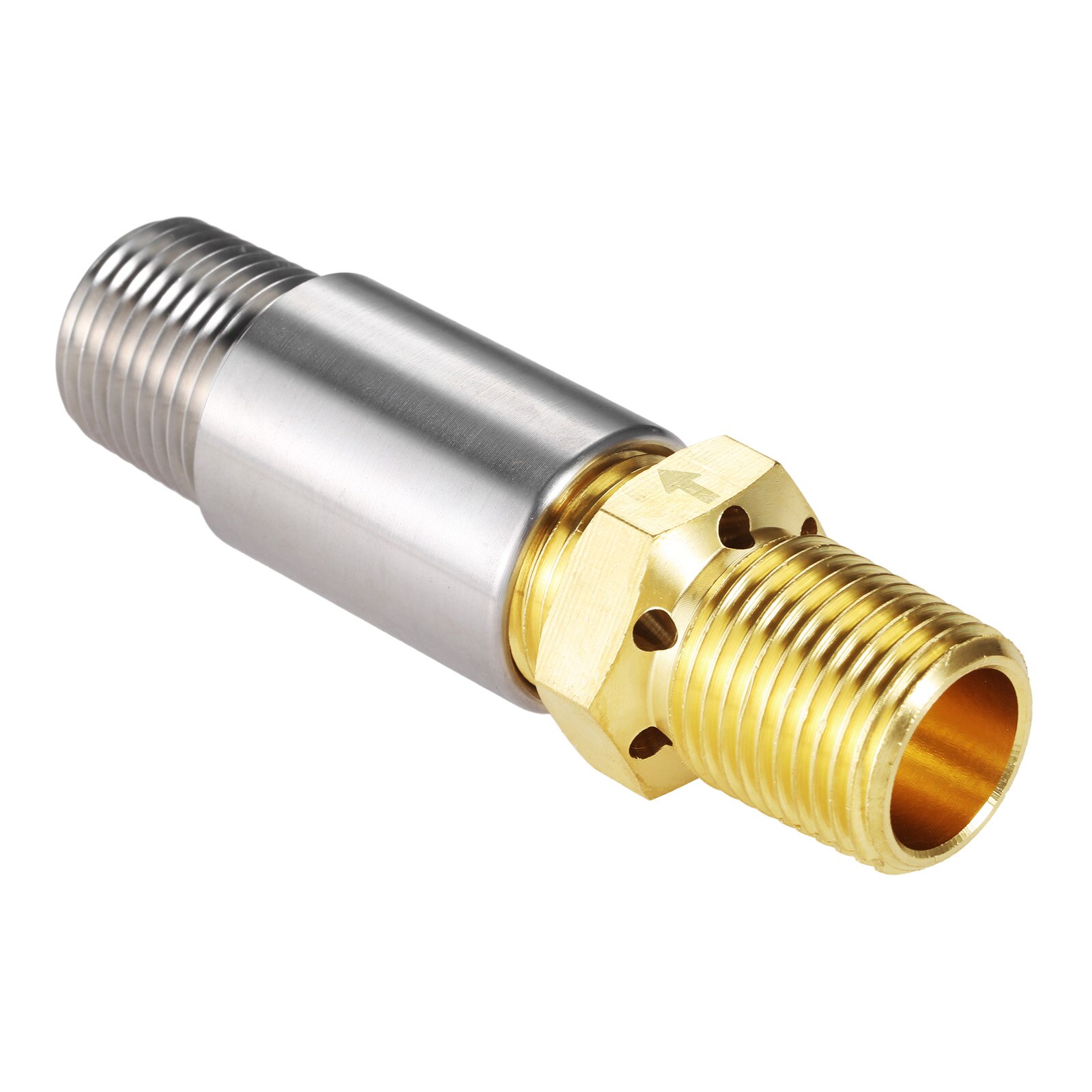 Liquid Propane Gas Fire Pit 1/2"" LP Air Mixer Mixture Valve,Stainless Steel & Solid Brass,High Capacity 90K BTU Fireplace Parts