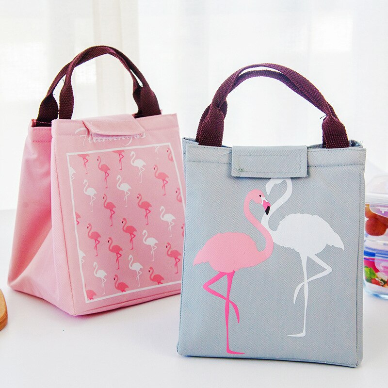 Portable Insulated Lunch Box Portable Cooler Lunch Bag Dinner Container School Food Storage Picnic Trip Cartoon Kids Women