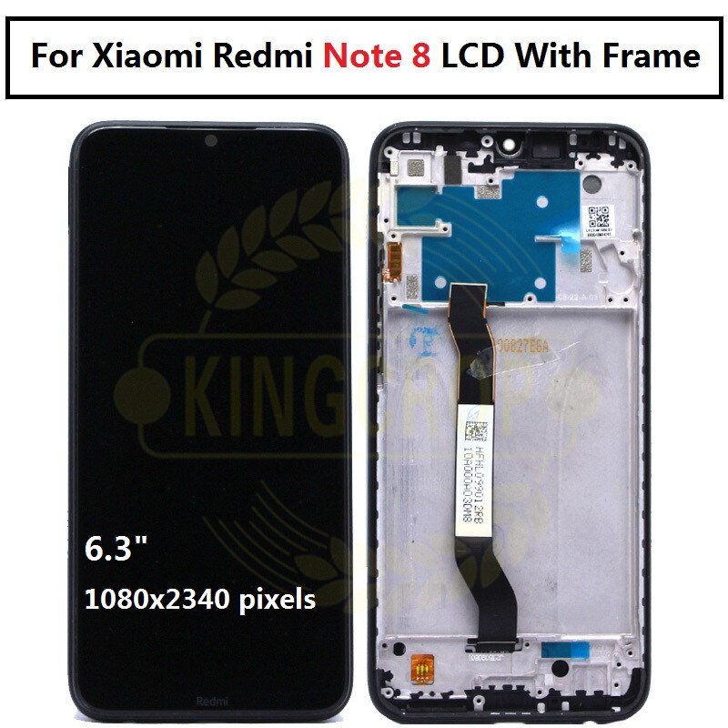 For Xiaomi Redmi Note 8 Pro LCD note8 pro M1906G7I Display Touch Screen Replacement For Redmi Note 8 LCD M1908C3JH Digitizer