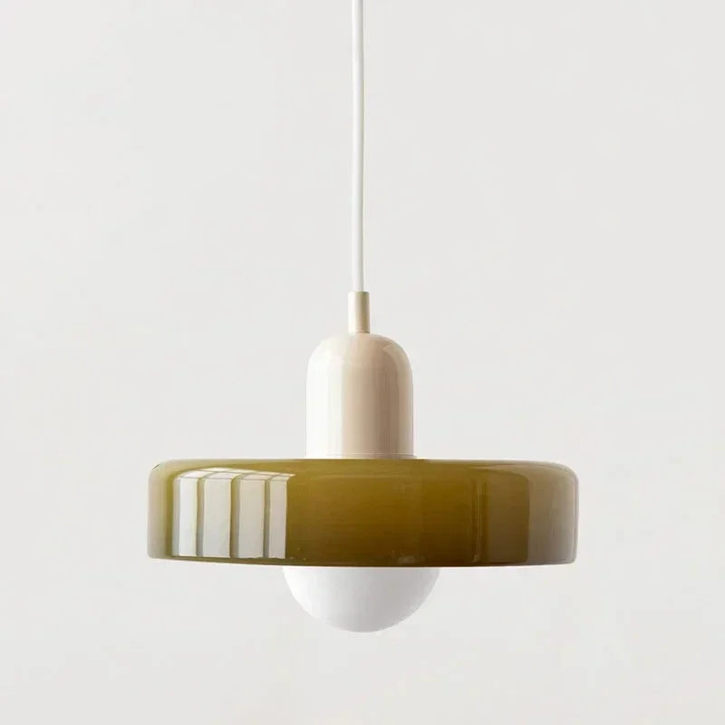 nordisch Glas Anhänger Licht Macaron Farbe LED Anhänger Lampen Für Wohnzimmer Schlafzimmer Studie Esszimmer Bar drinnen Dekorative Leuchten