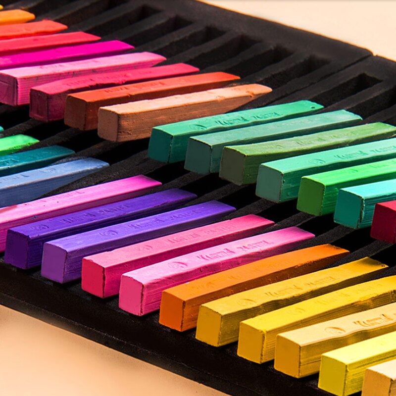 12/24/36/48 farger marley kritt maling myke tørre fargestifter vannløselige fargestifter sett for kunstmaling forsyninger