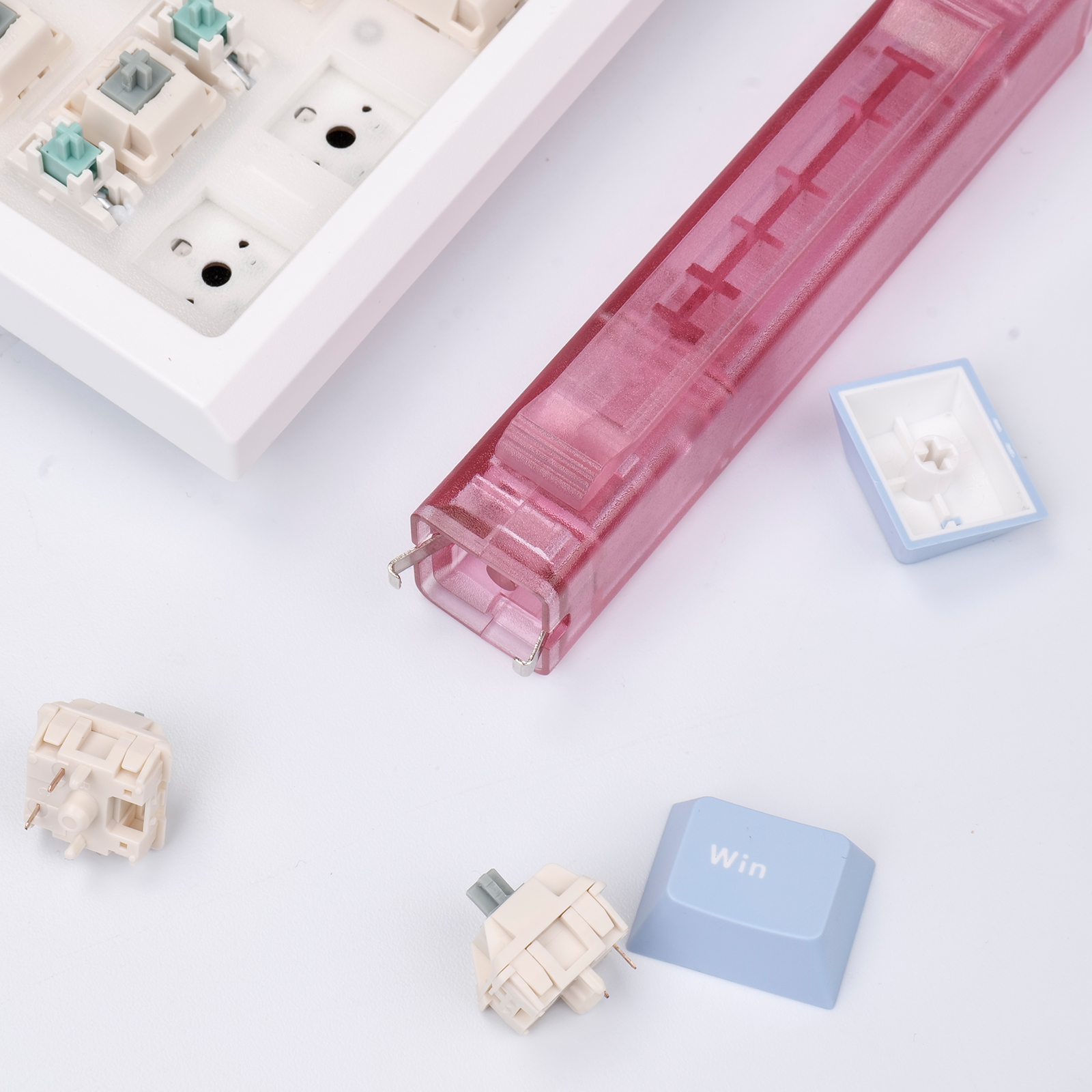 Extractor de teclas 2 en 1 para teclado mecánico, extractor de teclas, elimina fácilmente los interruptores de teclado para juegos