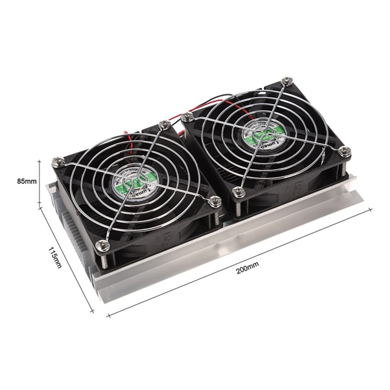 Peltier Koelsysteem 300W – Thermo-elektrische Halfgeleiderkoeler, Aluminium + ABS, Plug & Play, Voor DIY Projecten