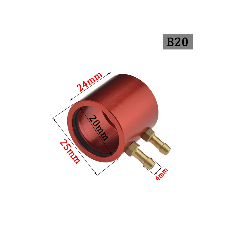 RC Stiefel Gute Aluminium CNC Marine Motor- Wasserkühlung Jacke für RC Stiefel B20/B36/B40 Ich würde 20/36/40mm Bürstenlosen Motor-: Licht Gelb