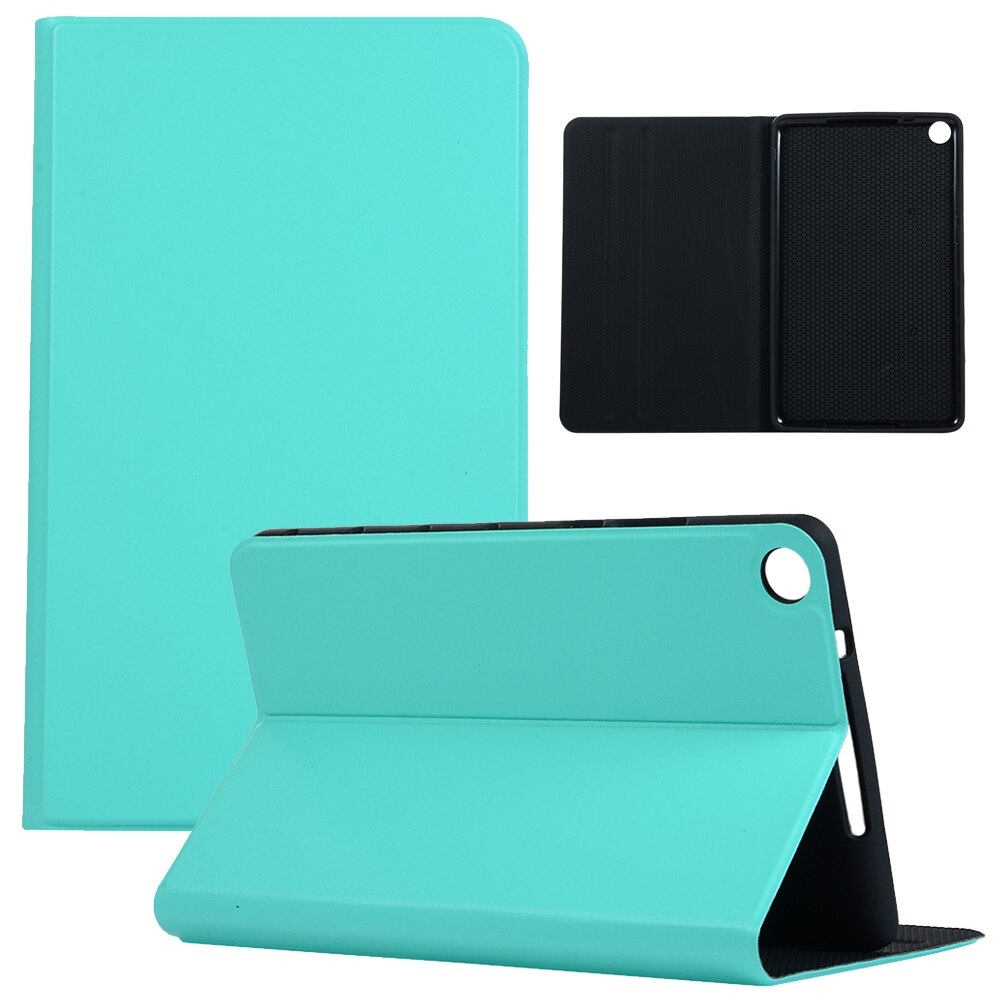 Tablet Case for Huawei MediaPad M5 Lite 8" & Honor Tab 5 8" - PU Leather Stand Cover: Green
