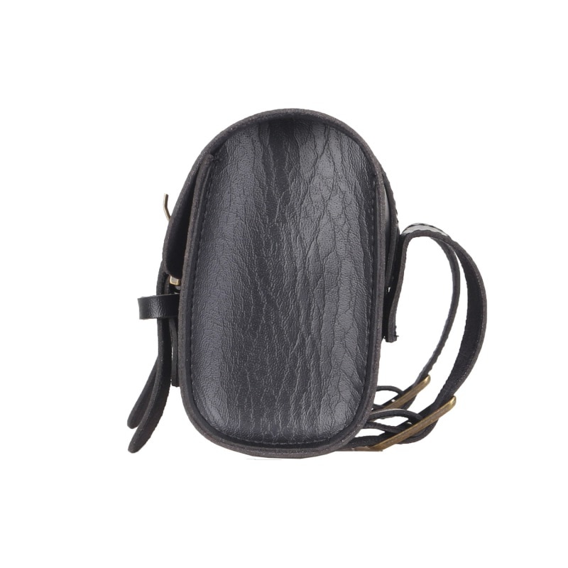 B-soul vintage fiets stuurtas fietstas zadeltas pu leren fietstas zadeltas fietstas (zwart)