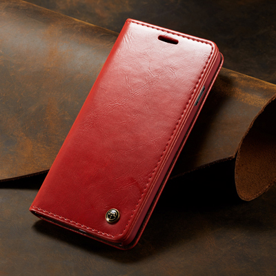 Voor Samsung Galaxy S10 Case Samsung S10 Plus Cover Lederen Portemonnee Flip Case Voor Coque Samsung Galaxy S10 S 10 plus Telefoon Case: For Galaxy S10 Plus / Red     003