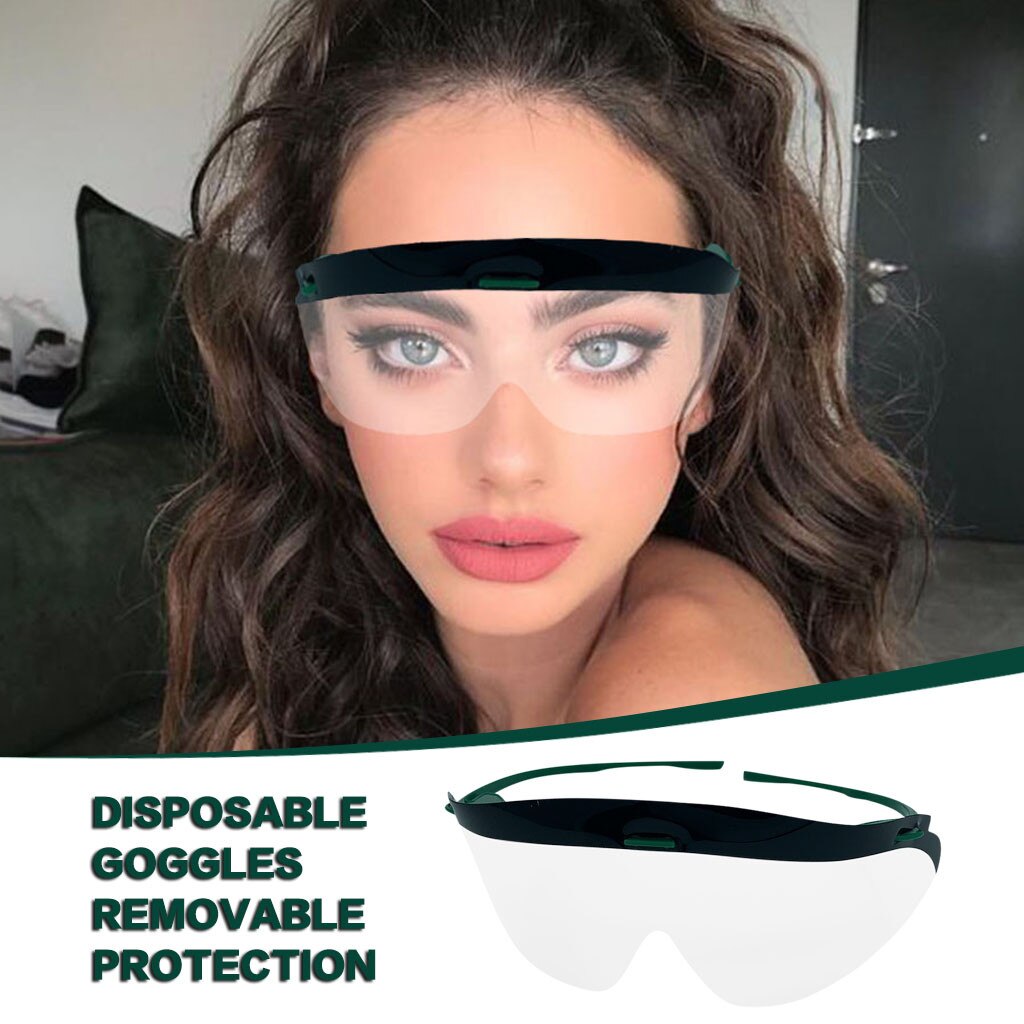 1/3/5/10pcs Kitchen Face Splatters Screens Eye Protector Screen Covers Anti-oil Splatter Face Shield Replacement Lenses Glasses