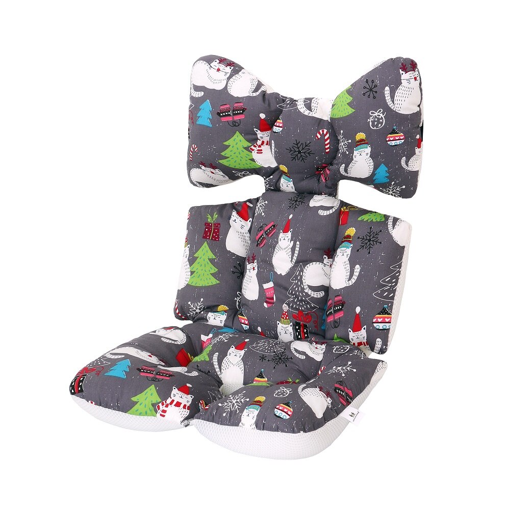 Miracle bébé Orginal tapis pour poussette | Doublure enfants chariot coussin de chaise, couche-culotte tapis de coton pour bébé fille et garçon: Snow Cat