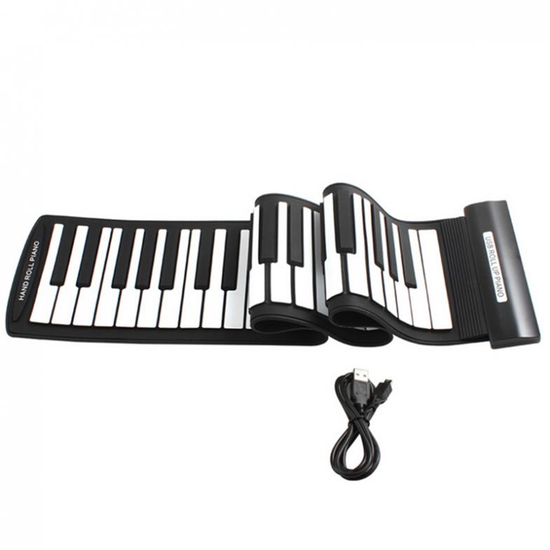 Teclado MIDI con 61 teclas, teclado electrónico plegable KONIX MD61 a la , Piano Superior enrolladas con teclas suaves