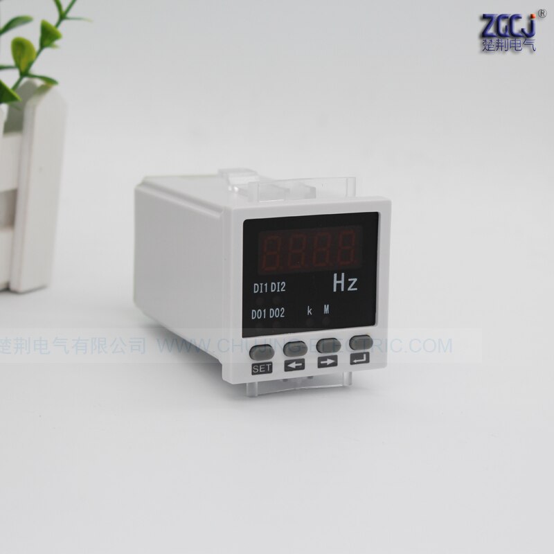 Singal phase 220VAC 45-65Hz digital frequency panel meter 48*48*80mm mini digital Hz meter