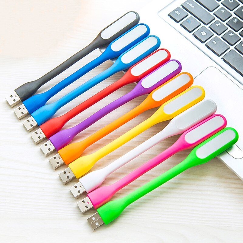 portable Led Reading Light with USB Mini Flexible light Power Bank Computer drive led usb Keyboard Reading Notebook lamp student