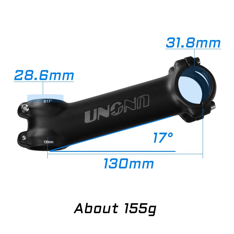 Ultralet cykel frempind 7 17 grader mtb landevejscykel frempind 31.8mm 60/70/80/90/100/110/120/130mm mountain mtb cykel power dele: Multi