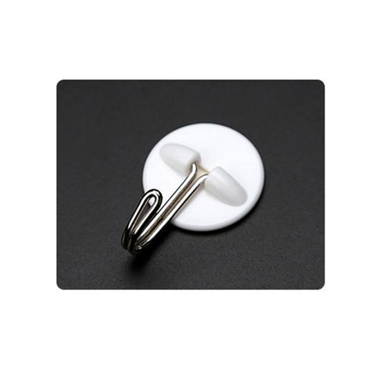20pc Self Adhesive Wall Hooks Family Robe Hanging Hook Hat Bag Robe Hats Bag Key Wall Hanger Seamless Multi-Purpose Hook