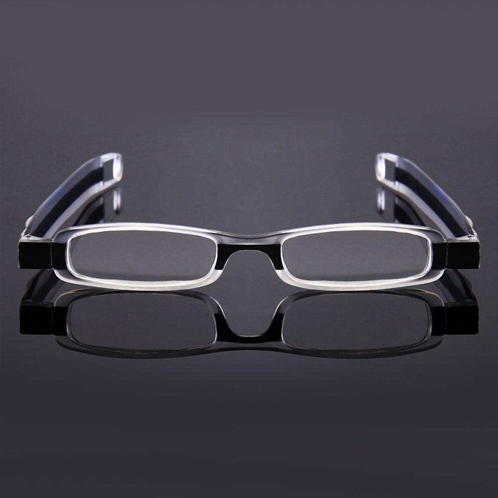 Unisex 360 graden draaibare opvouwbare leesbril anti-vermoeidheid presbyopische bril 1.0/1.5/2.0/2.5/3.0/3.5/4.0