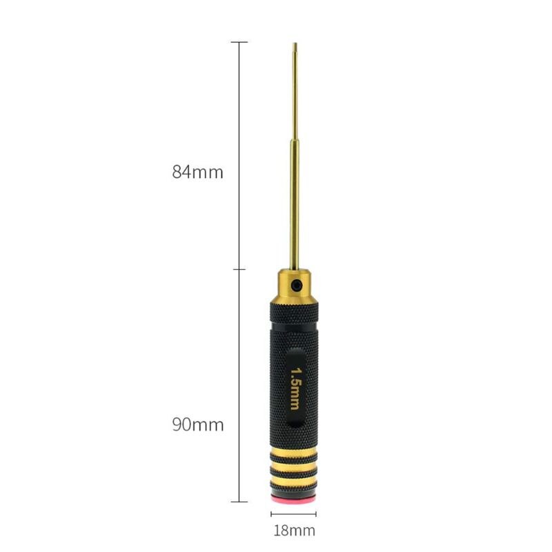 4 Pcs Hex Screw Drivers Set Titanium Alloy Repair Tools Kit for RC Helicopter