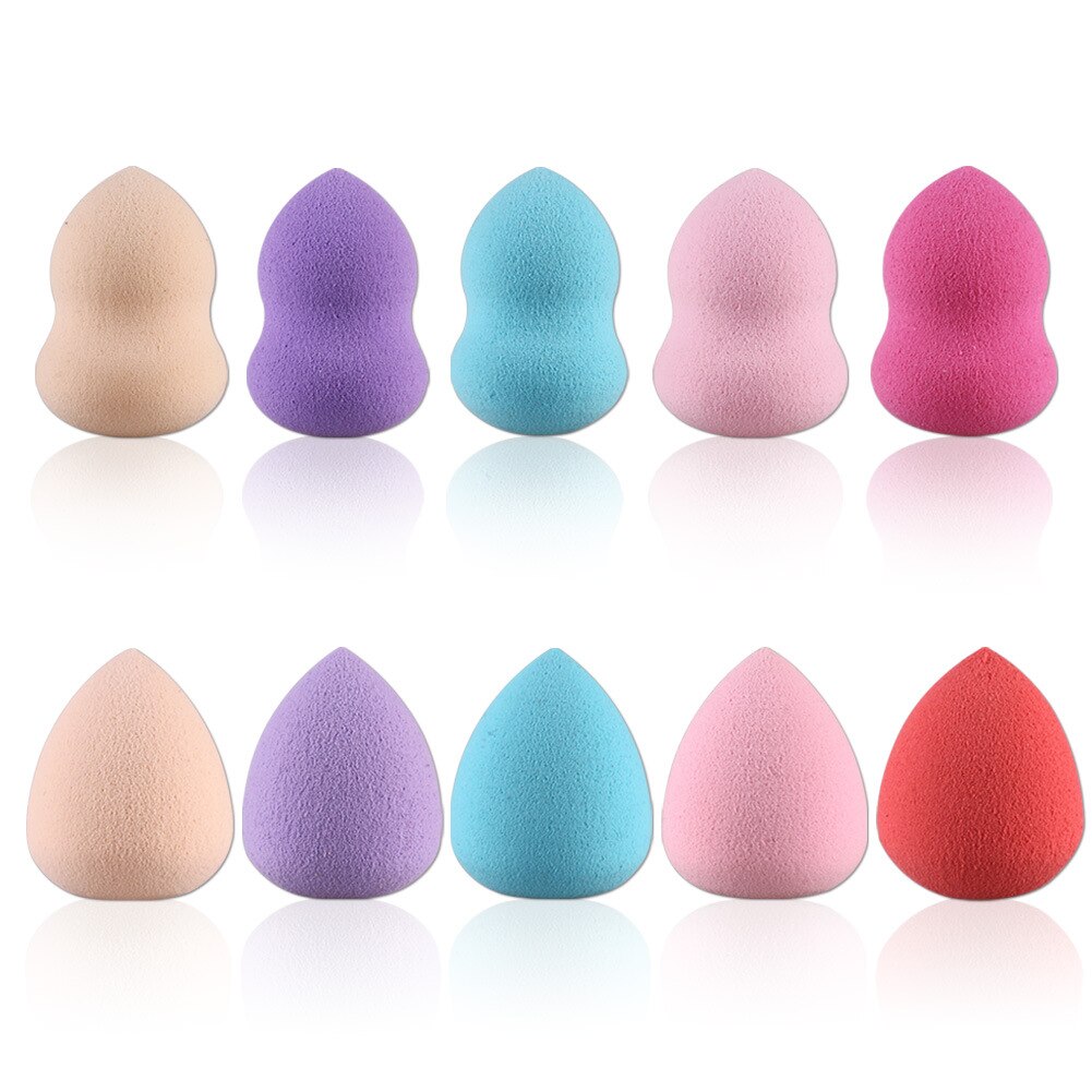4pcs / set Beauty Soft Makeup Sponge Puff Face Nose Facial Base Liquid Powder Puff Soft Base Sponges Cosmetic Tool