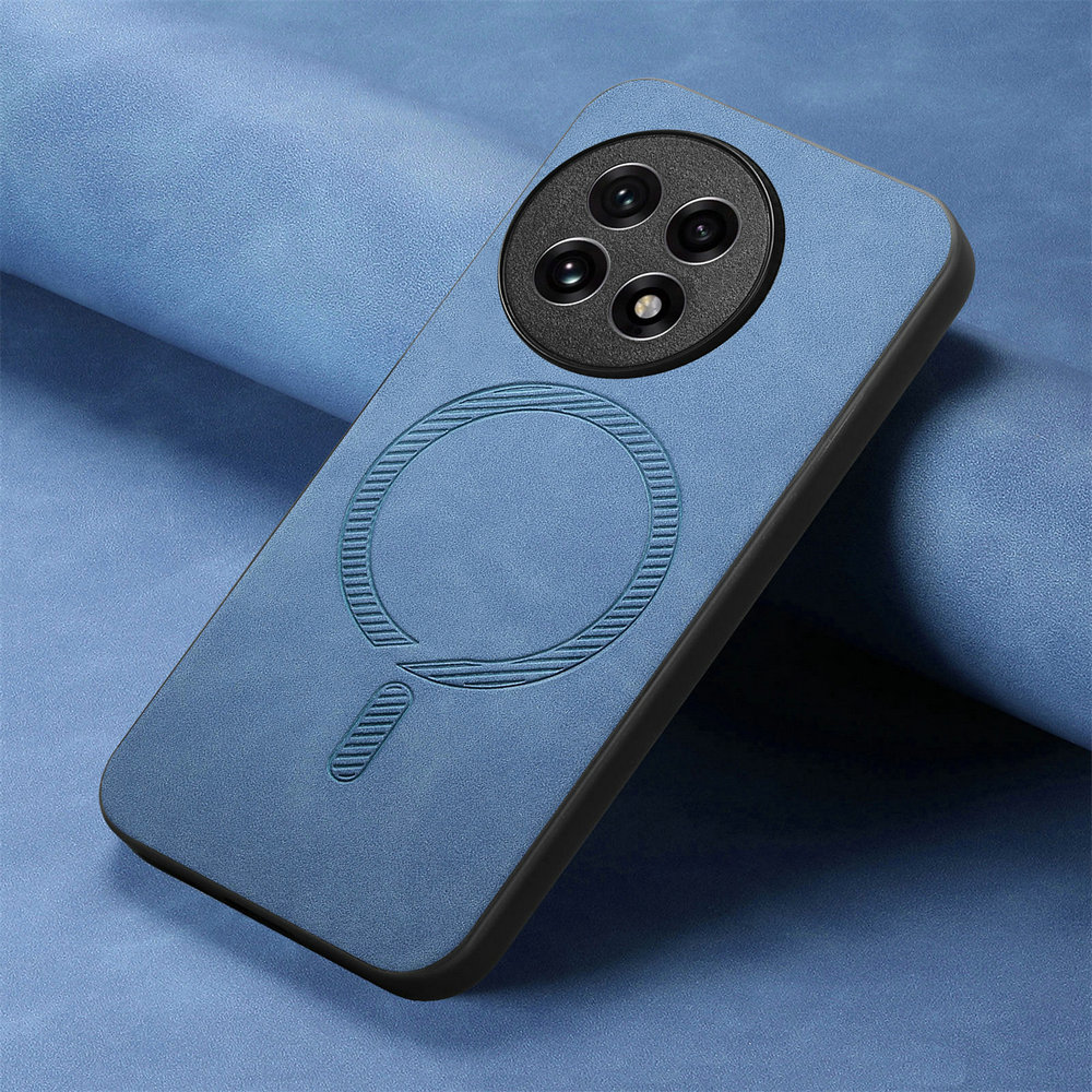 For Oneplus 13 One Plus 12R 5G Magnet Leather Back Case Wireless Charge Phone Magsafe OnePlus 13 Case Oneplus13 12 R Ace 3 Funda: Blue / For OnePlus 11